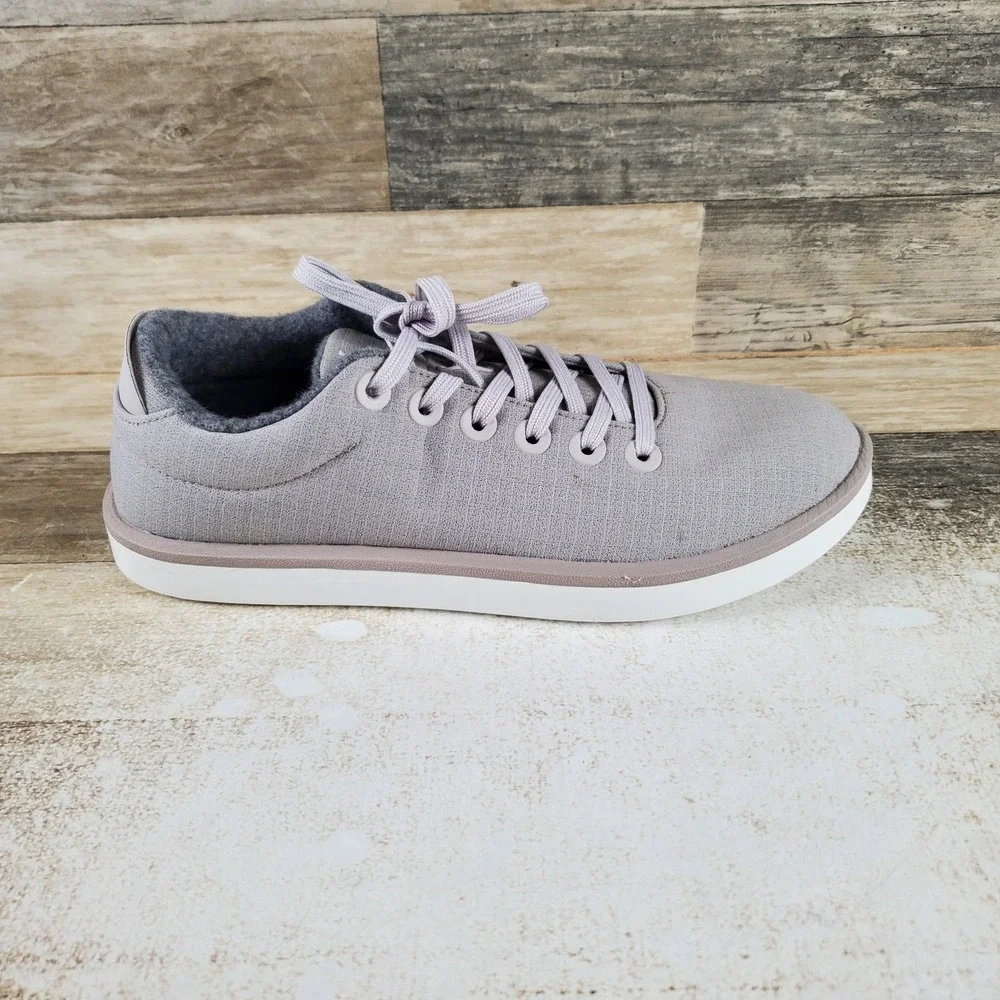 Allbirds Wool Piper Woven Womens Sz 10 W Running Pewter Gray Lace Up Sneakers